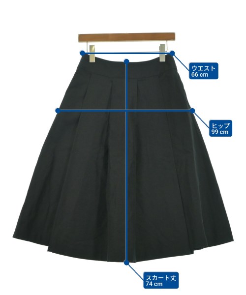 MARGARET HOWELL（マーガレットハウエル）ロング・マキシ丈スカート 黒 サイズ:2(M位) レディース/2200642668035