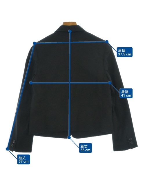 MARGARET HOWELL（マーガレットハウエル）カジュアルジャケット 黒 サイズ:1(S位) レディース/2200648110026