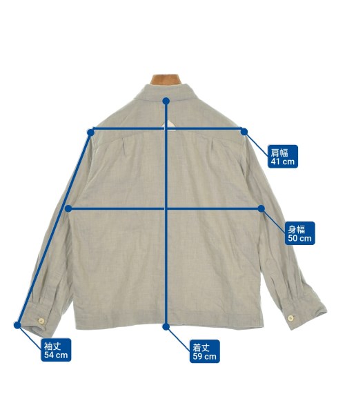 MARGARET HOWELL（マーガレットハウエル）カジュアルシャツ グレー サイズ:F レディース/2200648486022