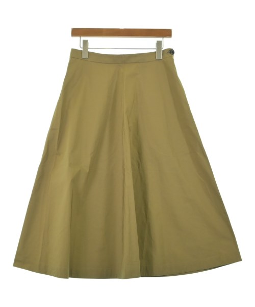 MARGARET HOWELL(マーガレットハウエル)ひざ丈スカート カーキ サイズ:2(M位)/2200648265337