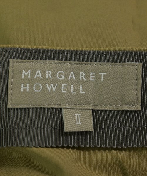 MARGARET HOWELL（マーガレットハウエル）ひざ丈スカート カーキ サイズ:2(M位) レディース/2200648265337