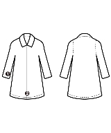 MARGARET HOWELL（マーガレットハウエル）ステンカラーコート 紺 サイズ:S レディース/2200617726029