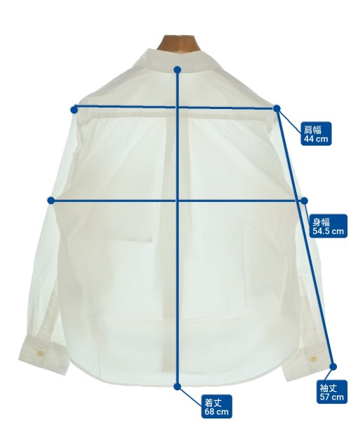 MARGARET HOWELL（マーガレットハウエル）カジュアルシャツ 白 サイズ:S メンズ/2200635332028