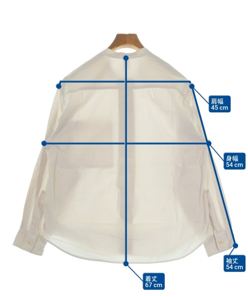 MHL.（エムエイチエル）カジュアルシャツ 白 サイズ:S メンズ/2200635332059