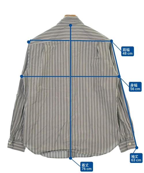 MARGARET HOWELL（マーガレットハウエル）カジュアルシャツ グレー サイズ:M メンズ/2200644942010