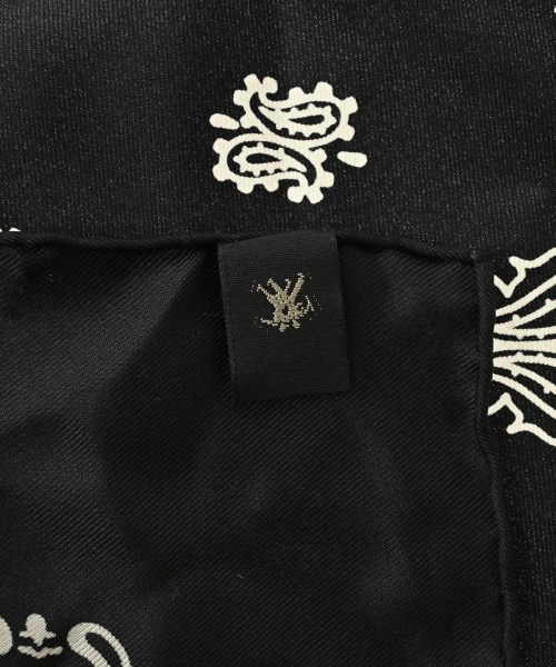 MARGARET HOWELL（マーガレットハウエル）バンダナ・スカーフ 黒 サイズ:- レディース/2200644628235