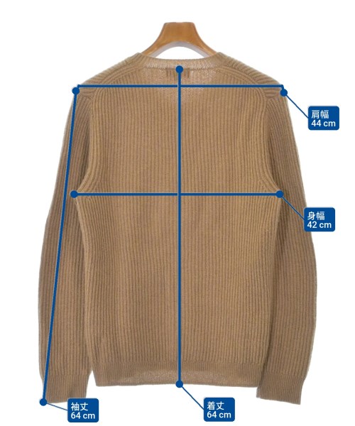 MARGARET HOWELL（マーガレットハウエル）ニット・セーター 茶 サイズ:M メンズ/2200652750102