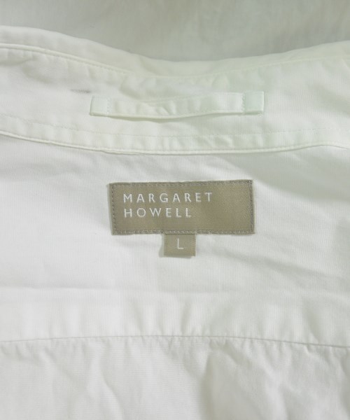 MARGARET HOWELL（マーガレットハウエル）カジュアルシャツ 白 サイズ:L メンズ/2200652750140