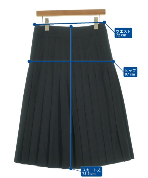 MARGARET HOWELL（マーガレットハウエル）ロング・マキシ丈スカート 黒 サイズ:2(M位) レディース/2200646471068