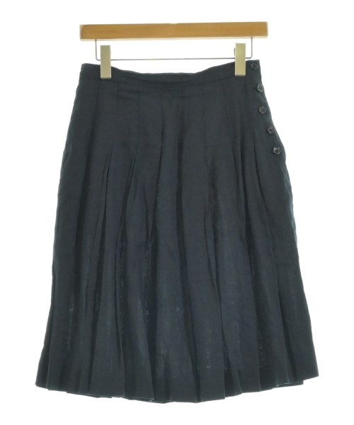 MARGARET HOWELL(マーガレットハウエル)ひざ丈スカート 黒 サイズ:1(S位)/2200649762057