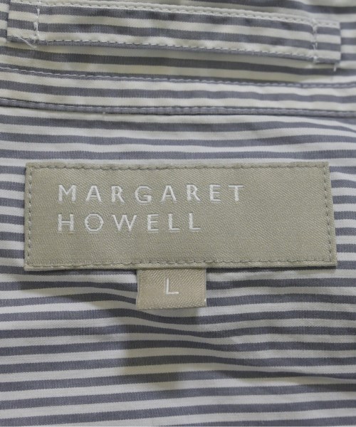 MARGARET HOWELL（マーガレットハウエル）カジュアルシャツ グレー サイズ:L メンズ/2200707001081