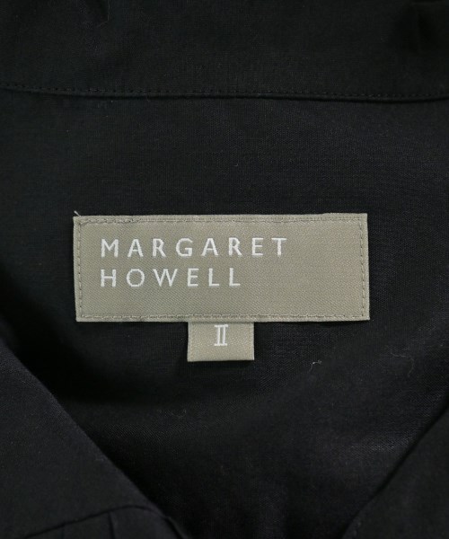 MARGARET HOWELL（マーガレットハウエル）ブラウス 黒 サイズ:2(M位) レディース/2200705320030