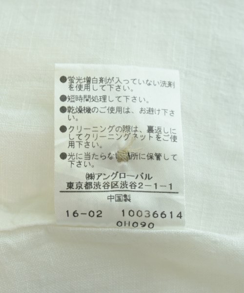 MARGARET HOWELL（マーガレットハウエル）カジュアルシャツ 白 サイズ:2(M位) レディース/2200708022016
