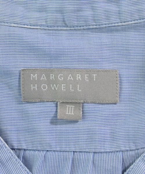 MARGARET HOWELL（マーガレットハウエル）カジュアルシャツ 青 サイズ:3(L位) レディース/2200708022047