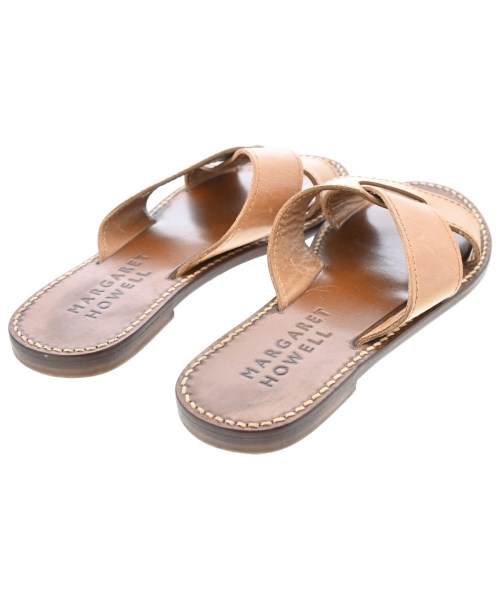 MARGARET HOWELL（マーガレットハウエル）サンダル 茶 サイズ:M(23cm位) レディース/2200708022092