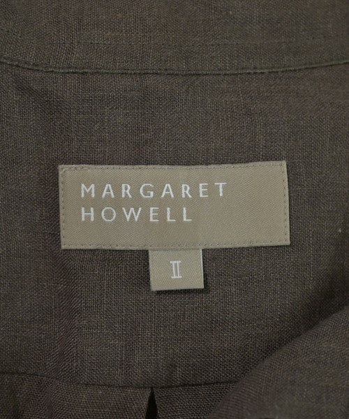 MARGARET HOWELL（マーガレットハウエル）カジュアルシャツ 茶 サイズ:2(M位) レディース/2200709420057