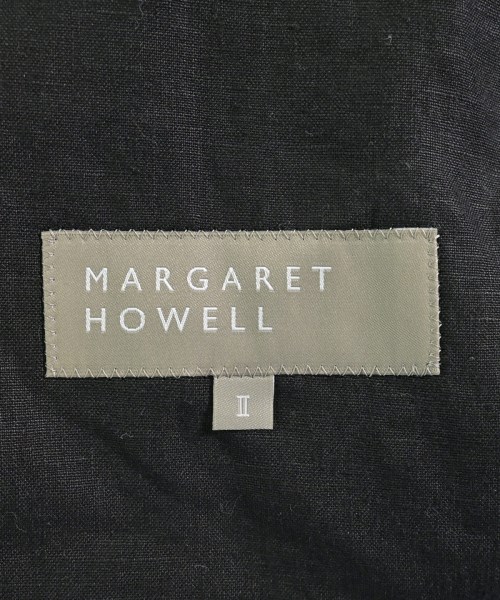 MARGARET HOWELL（マーガレットハウエル）ノーカラージャケット 黒 サイズ:2(M位) レディース/2200707679075