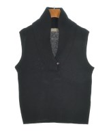 MARGARET HOWELL（マーガレットハウエル）ベスト 黒 サイズ:2(M位) レディース/2200656165056