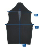 MARGARET HOWELL（マーガレットハウエル）ベスト 黒 サイズ:2(M位) レディース/2200656165056