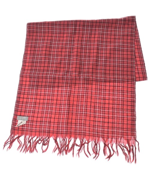 MARGARET HOWELL(マーガレットハウエル)マフラー 赤 サイズ:-/2200657802134