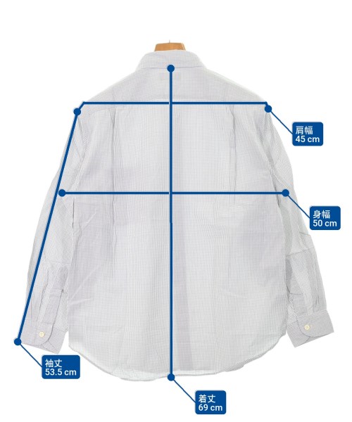 MARGARET HOWELL（マーガレットハウエル）カジュアルシャツ グレー サイズ:L メンズ/2200660891040