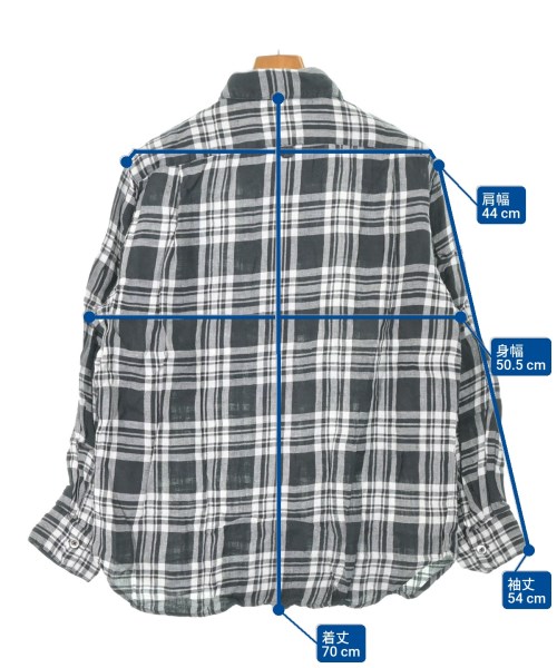 MARGARET HOWELL（マーガレットハウエル）カジュアルシャツ 黒 サイズ:L メンズ/2200660891071