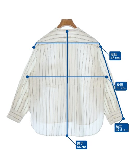 MARGARET HOWELL（マーガレットハウエル）カジュアルシャツ 白 サイズ:2(M位) レディース/2200663759156