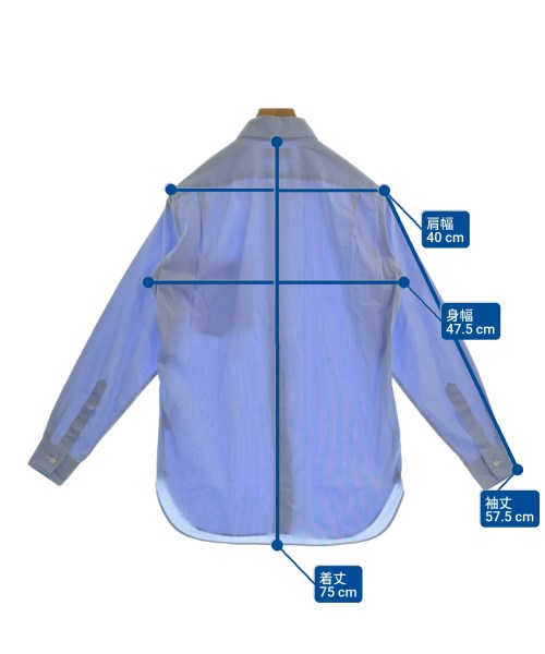 MARGARET HOWELL（マーガレットハウエル）カジュアルシャツ 青 サイズ:S メンズ/2200661139066