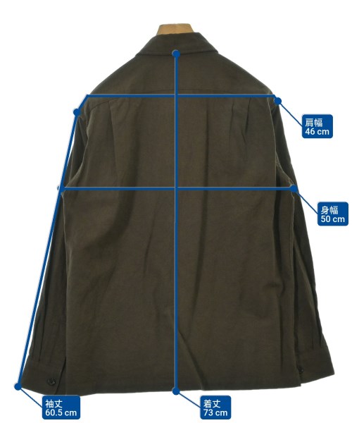 MARGARET HOWELL（マーガレットハウエル）カジュアルシャツ 茶 サイズ:L メンズ/2200662860150