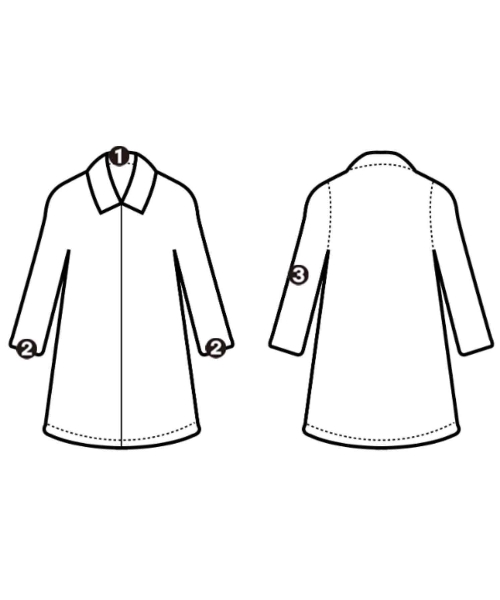 MARGARET HOWELL（マーガレットハウエル）ステンカラーコート 紺 サイズ:2(M位) レディース/2200663221011