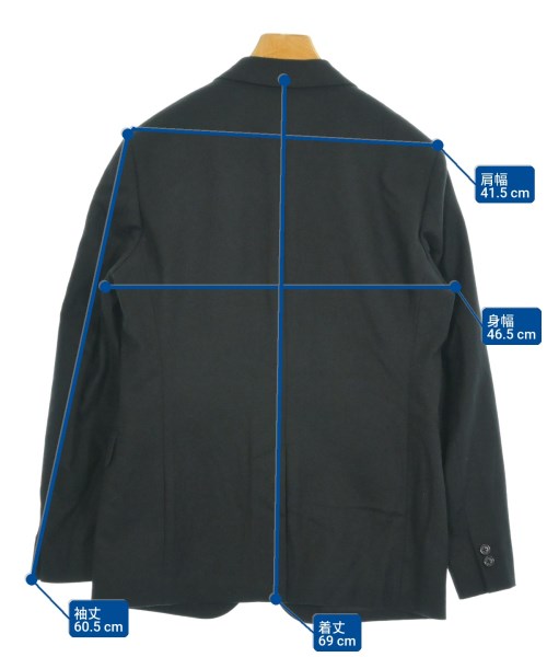 MARGARET HOWELL（マーガレットハウエル）テーラードジャケット 黒 サイズ:S メンズ/2200665191053