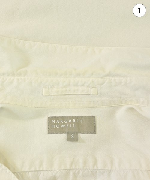 MARGARET HOWELL（マーガレットハウエル）カジュアルシャツ 白 サイズ:S メンズ/2200668691079