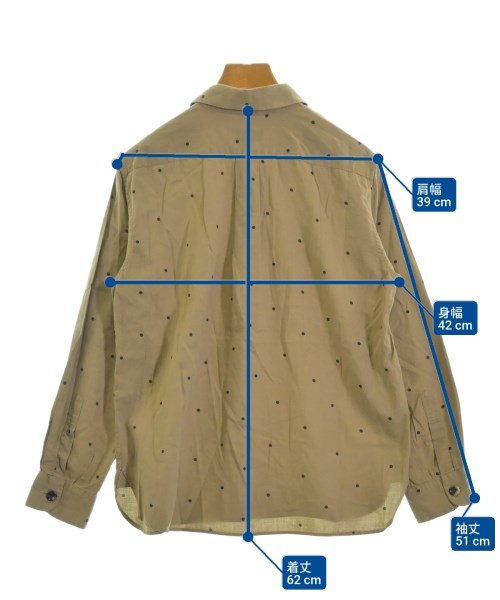 MARGARET HOWELL（マーガレットハウエル）カジュアルシャツ ベージュ サイズ:1(S位) レディース/2200663558070