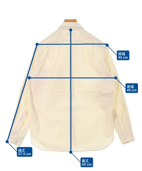 MARGARET HOWELL（マーガレットハウエル）カジュアルシャツ ベージュ サイズ:S メンズ/2200669597066