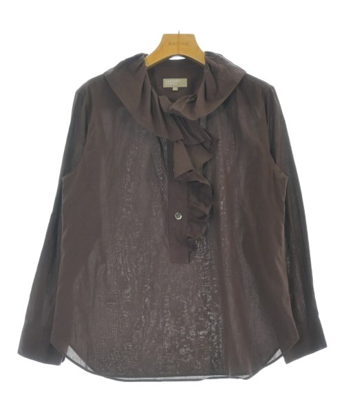 MARGARET HOWELL(マーガレットハウエル)カジュアルシャツ 茶 サイズ:1(S位)/2200669597073