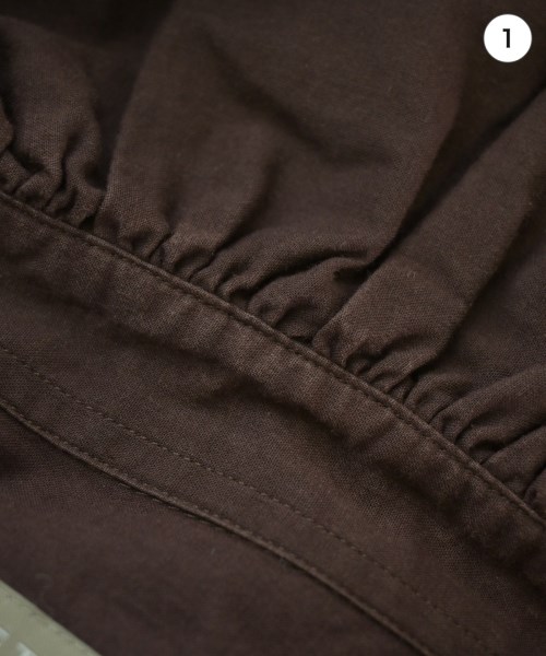 MARGARET HOWELL（マーガレットハウエル）カジュアルシャツ 茶 サイズ:1(S位) レディース/2200669597073