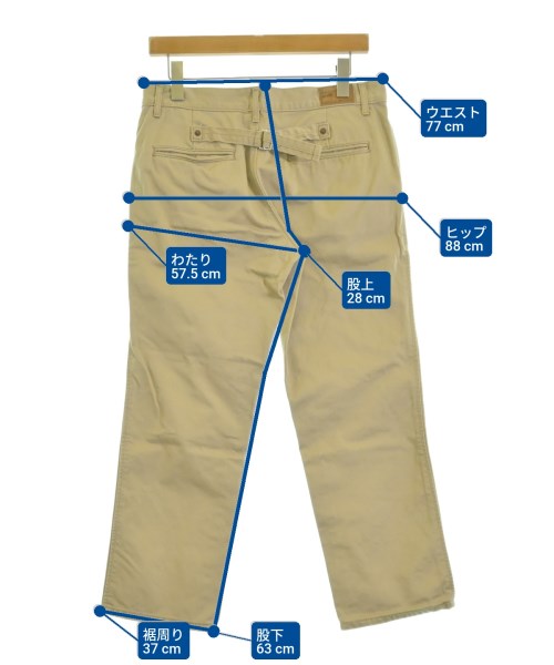 MARGARET HOWELL（マーガレットハウエル）チノパン ベージュ サイズ:29(L位) レディース/2200669815108
