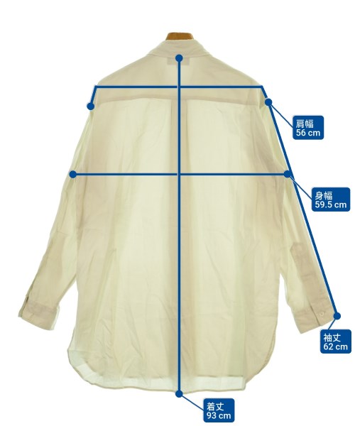 MARGARET HOWELL（マーガレットハウエル）カジュアルシャツ 白 サイズ:L メンズ/2200669841015