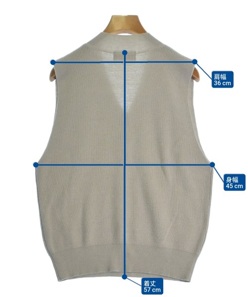 MARGARET HOWELL（マーガレットハウエル）ベスト グレー サイズ:2(M位) レディース/2200667229235