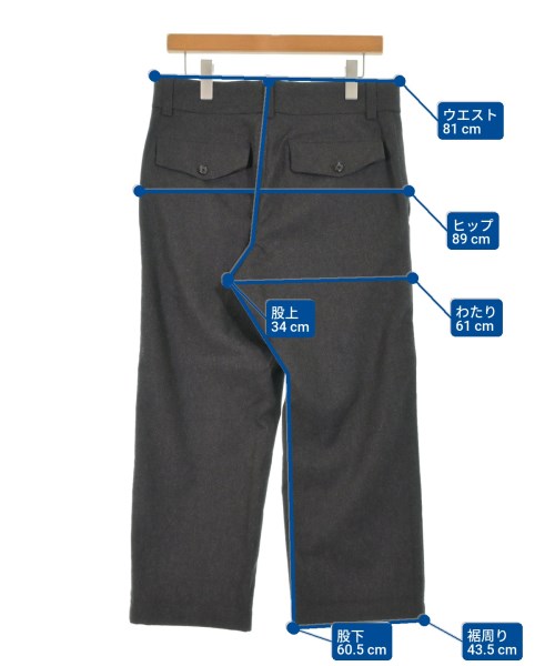 MARGARET HOWELL（マーガレットハウエル）スラックス 茶 サイズ:M メンズ/2200667387485