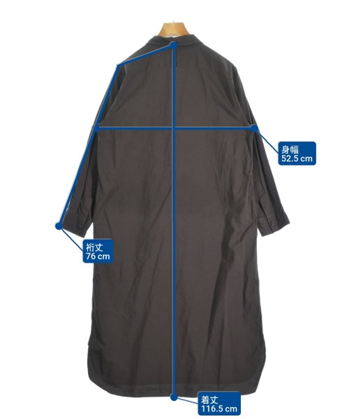 MARGARET HOWELL（マーガレットハウエル）シャツワンピース 茶 サイズ:1(S位) レディース/2200669519013