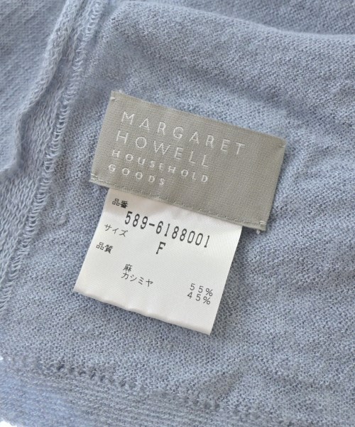 MARGARET HOWELL（マーガレットハウエル）ストール 青 サイズ:F レディース/2200725693053
