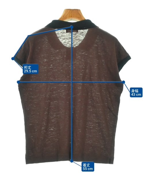 MARGARET HOWELL（マーガレットハウエル）Tシャツ・カットソー 茶 サイズ:2(M位) レディース/2200685212080