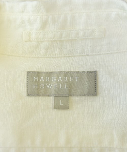 MARGARET HOWELL（マーガレットハウエル）カジュアルシャツ 白 サイズ:L メンズ/2200685982020