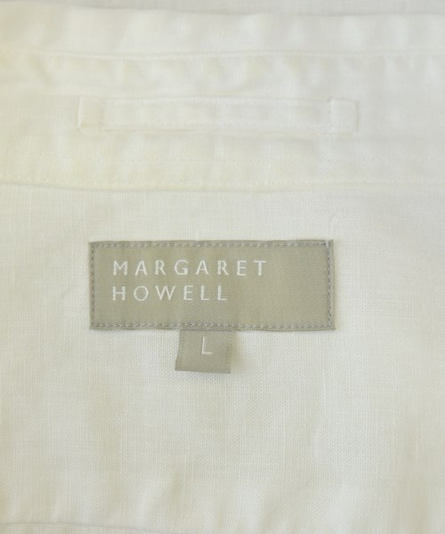 MARGARET HOWELL（マーガレットハウエル）カジュアルシャツ 白 サイズ:L メンズ/2200685982044