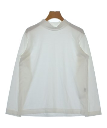 新品タグ付 マーガレットハウエル コットンシルクハイネックカットソー 白 MARGARET HOWELL（マーガレットハウエル）Tシャツ・カットソー 白
