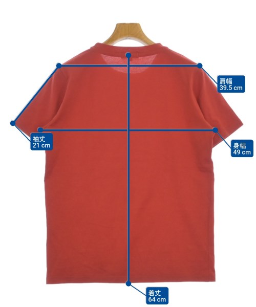 MARGARET HOWELL（マーガレットハウエル）Tシャツ・カットソー 赤 サイズ:M メンズ/2200684989174