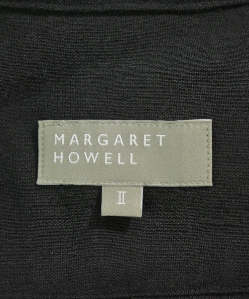 MARGARET HOWELL（マーガレットハウエル）シャツワンピース 黒 サイズ:2(M位) レディース/2200684559124