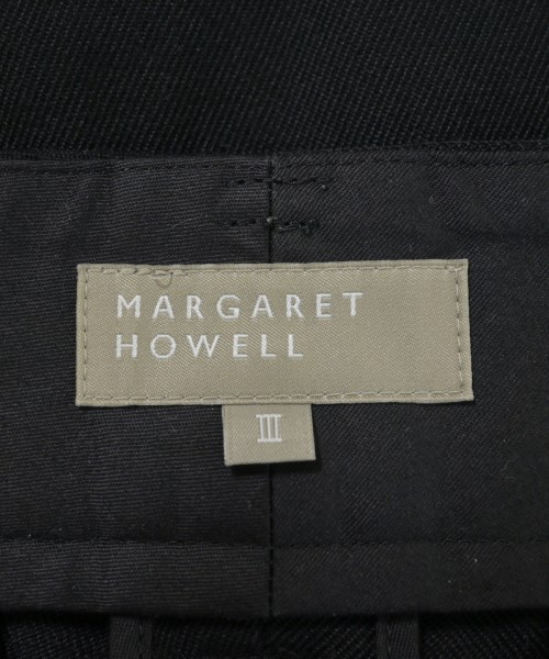 MARGARET HOWELL（マーガレットハウエル）スラックス 黒 サイズ:3(S位) メンズ/2200685772010