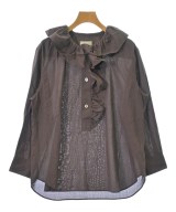 MARGARET HOWELL（マーガレットハウエル）ブラウス 茶 サイズ:3(L位) レディース/2200684990590
